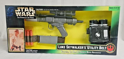 Cinturón utilitario Star Wars The Power of the Force 1996 Luke Skywalker nuevo en caja Foto 1 de 4