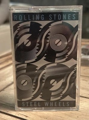 The Rolling Stones – Steel Wheels (1989) Cassette Tape  CBS Records Vintage Rock - Image 1 of 4
