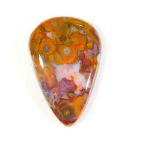 16.Ct Natural Red Palm Root Agate Pear Cabochon Gemstone 25x17x5 mm AT=289 - Picture 1 of 7