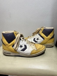 Vintage 1986 Converse Weapon Magic Johnson Sneakers 10 Lakers Rare Original - Picture 1 of 10
