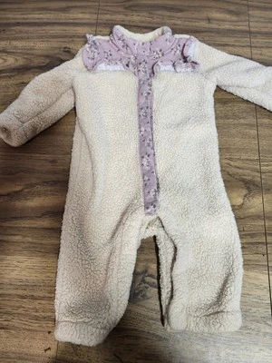 Nicole Miller Nueva York Bebé Niñas 3/6 Meses Floral Vellón 1 Pieza Foto 1 de 4