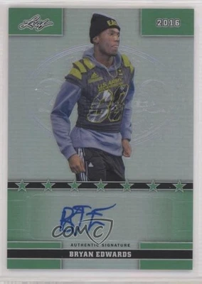 2016 Leaf US Army All-American Bowl Metal /3 Bryan Edwards #11 Auto - Image 1 of 2
