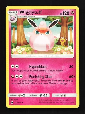 Wigglytuff 72/111 LP Crimson Invasion English Pokemon Card TCG - Image 1 of 4