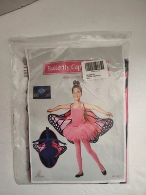 Butterfly Cape Fairy Wings Costume  Cosplay Dress-up Glows With Black Light  - Image 1 of 4