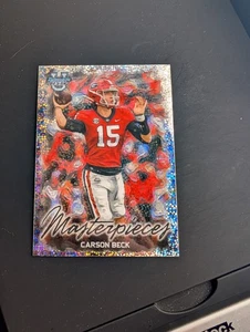 Carson Beck Speckle Sparkle 2023 Bowmans Best Chrome U University Masterpieces - Bild 1 von 2