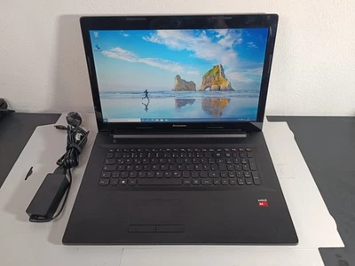 Lenovo AMD A4-6210 4GB 500GB Win 10 Pro Laptop Notebook - Bild 1 von 4