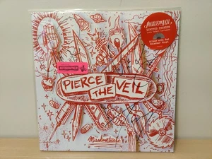 Pierce The Veil Misadventures Signed Cover Silver w/ Red Splatter Vinyl LP - Picture 1 of 9