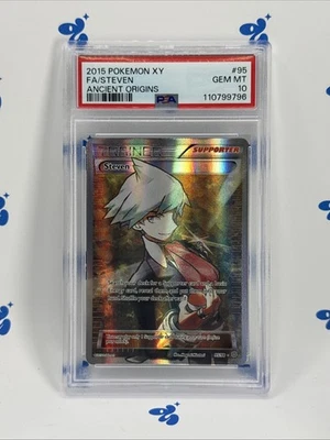 Steven (Full Art) 95/98 XY - Ancient Origins Holo Psa 10 Low Pop - Image 1 of 3