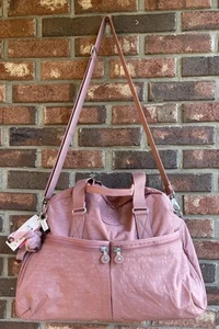 Kipling Bag Kind Rose Purse Tonal Eugina Weekender Satchel Duffle Monkey - Picture 1 of 10