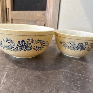ciotole pyrex 402-403 home stead vintage - Foto 1 di 8