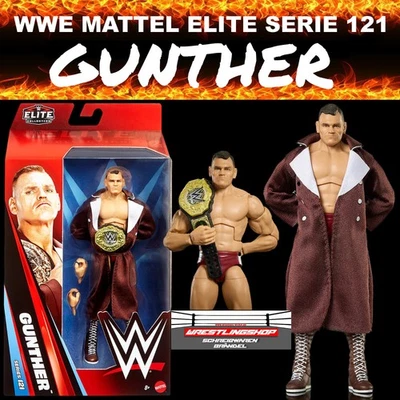 WWE MATTEL ELITE 121 GUNTHER WRESTLING ACTION FIGUR BASIC RAW IMPERIUM LEGENDS - Bild 1 von 4