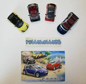 Complete set Smart Mercedes (C-137 - C-140) + 4 Bpz kinder Italy 2004/2005 - Picture 1 of 1