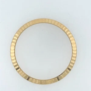 OEM Factory 18K Yellow Gold Fluted Rolex Bezel 26mm DateJust President 79178 - Picture 1 of 5