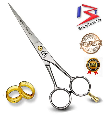 BEAUTYTRACK 6.5" Professional Hairdressing SCISSORS set Shears Barber Hair Cutting Thinning