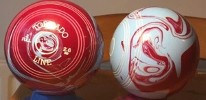 Marble Crown Green Bowls Claret /Blue Any Size HD or Std Delivery September - Picture 1 of 1