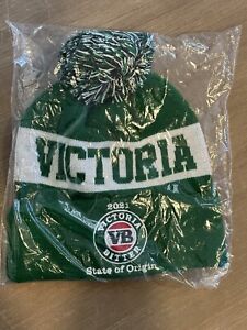 VB Victoria Bitter - NRL - STATE OF ORIGIN BEANIE - NSW QLD - BRAND NEW
