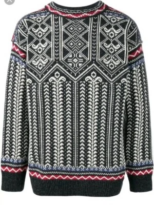 NUEVO CON ETIQUETAS DIESEL NEGRO DORADO Suéter Jersey Ketland Talla S Foto 1 de 4