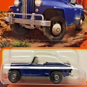 NEW Matchbox 1948 Willys Jeepster Blue 2024 No 10 HVL74 Long Card Genuine Sealed - Picture 1 of 7