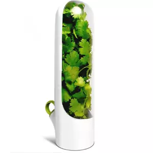 🌿 3Pack Herb Saver Storage Container Fresh Herb Keeper Vanilla Vegetables Fresh - Picture 1 of 3
