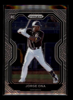 2021 Panini Prizm #209 Jorge Ona RC San Diego Padres - Image 1 of 2