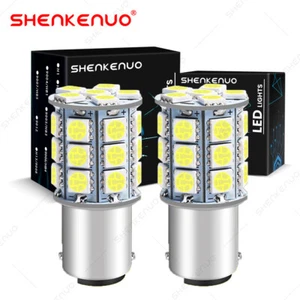 Pair LED Turn Signal Bulbs for Honda Helix CN250 1992-2007; NS50F 1990 12v : USA - Foto 1 di 12