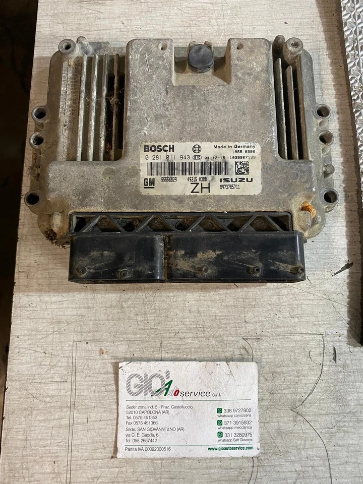 55556829 - 0281011943 CENTRALINA MOTORE ORIGINALE OPEL ASTRA - Immagine 1 di 1