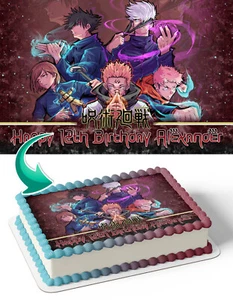 Jujutsu Kaisen Yuji Itadori Edible Cake Topper Party Decoration Edible Image - Picture 1 of 1