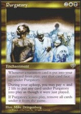 Purgatory ~ Heavily Played Mirage MTG Magic UltimateMTG Multi-Color Card