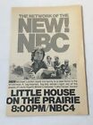 1974 publicité télévisée NBC ~ LITTLE HOUSE ON THE PRAIRIE Michael Landon dirige sa famille