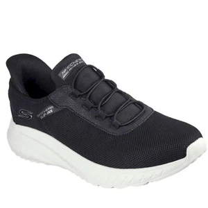 New Skechers Men's Bobs Squad Chaos Hands Free Slip Ins Shoes Sneaker size 6.5 - Picture 1 of 12