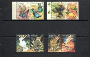(V937) BIRDS SINGAPORE - MALAYSIA JOINT ISSUE 2002 +1 MORE SET MNH - Picture 1 of 1