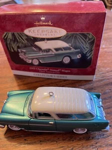 1999 Hallmark Keepsake Ornament 1955 Chevrolet Nomad Wagon Collectors Series # 9 - Picture 1 of 3