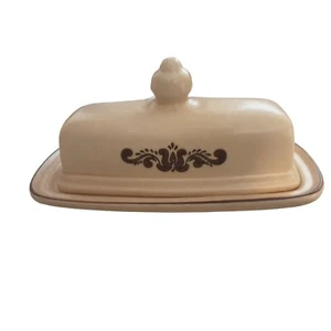 Pfaltzgraff Village Covered Butter Dish - Picture 1 of 5