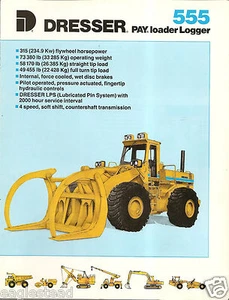 Equipment Brochure - Dresser - 555 - Payloader Logger - 1988 (EB862) - Picture 1 of 1