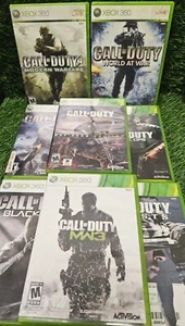 Microsoft Xbox 360 Call Of Duty COD Bundle Of 8 Games Black Ops 1 2 Read - Picture 1 of 24