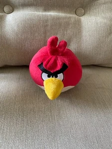 Angry Birds Red bird 2" Plush Stuffed Animal Doll Sounds Barely works - Picture 1 of 1