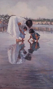 Steve Hanks, "New Discoveries", Limited Edition, 20"h x 11,75"w image, 1994 - Bild 1 von 3
