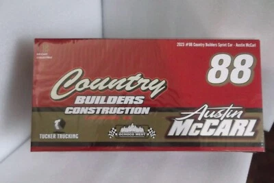 2023 AUSTIN McCARL 88 COUNTRY BUILDERS SPRINT CAR ACME 1:18 WORLD OF OUTLAWS GMP - Image 1 of 4