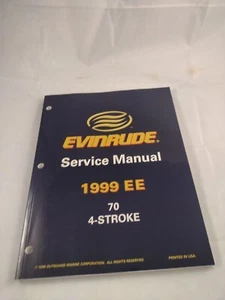 1999 EE Evinrude 70hp 4 stroke Service Repair Shop Manual 787023 OEM - Foto 1 di 7