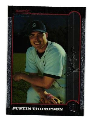 1999 Bowman Chrome #289 Justin Thompson Detroit Tigers - Image 1 of 2