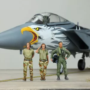 Preventa ProPainted 1:48 piloto moderno de la USAF y 02 tripulaciones (sin avión) - Imagen 1 de 17