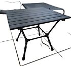 Outdoor Portable Folding Roll Up Table for Picnic Beach w/ Carry Bag