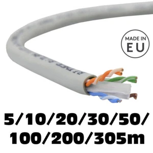 Câble Ethernet RJ45 UTP Cat.6 4x2x0,54 réseau LAN BITNER - Zdjęcie 1 z 12