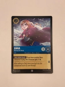 Disney Lorcana Ursula's Return Anna Braving the Storm 137/204 Non FOIL - Picture 1 of 2