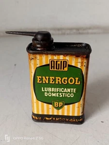 LATTA AGIP ENERGOL LUBRIFICANTE DOMESTICO - VINTAGE DA COLLEZIONE - Picture 1 of 7