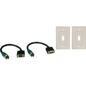TRIPP LITE EZA-VGAF-2 Easy Pull Type-A Vga Connector Kit Hd15 And Wallplates F - Picture 1 of 1