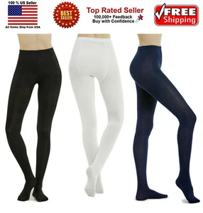 NEW Women Soft Winter Footed Warm Tights Thick Opaque Stockings Pantyhose - Picture 1 of 4