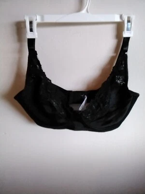 Sujetador Bodyform para mujer talla 38D negro encaje con aros nuevo sin etiquetas Foto 1 de 4