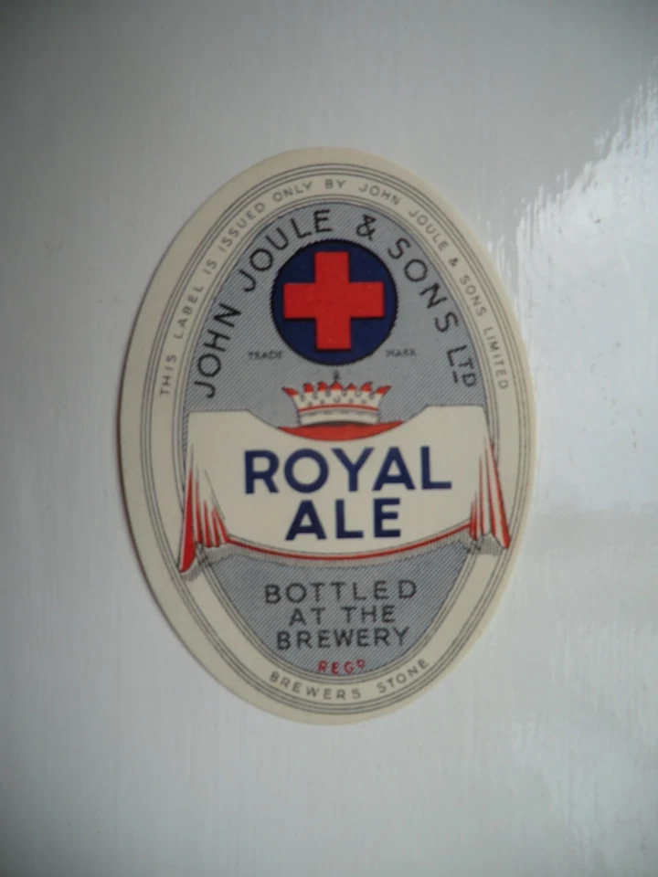 MINT JOHN JOULE STONE ROYAL ALE BREWERY BEER BOTTLE LABEL - Image 1 of 1