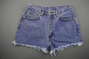 Vintage Calvin Klein Denim ausgefranster Saum Damenjeans Shorts USA Größe 11 (30x2) - Bild 1 von 6